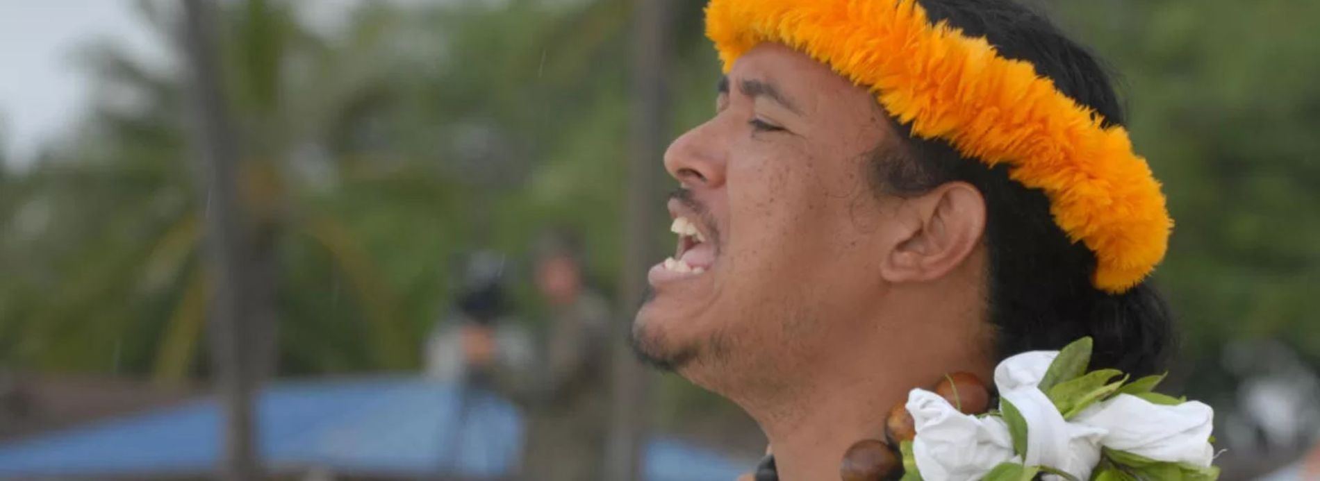 Kauai man singing