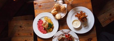 fine dining meal prepared