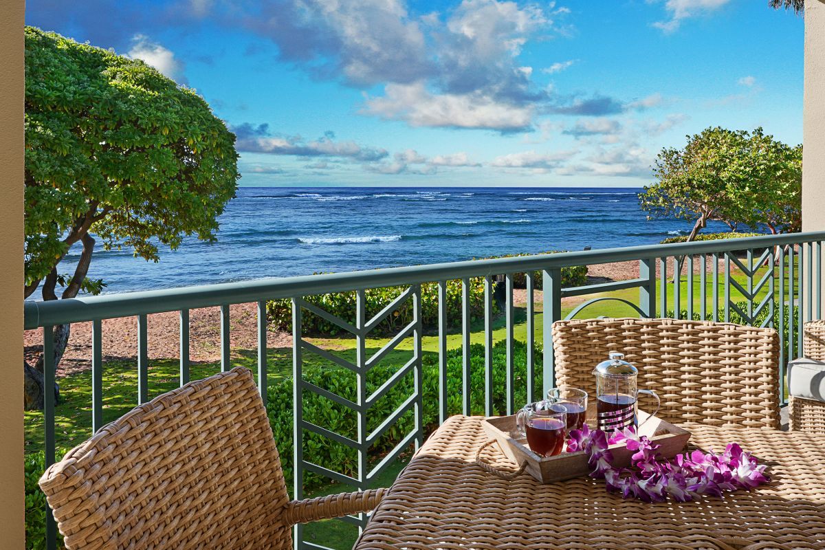 view from Kauai vacation condo
