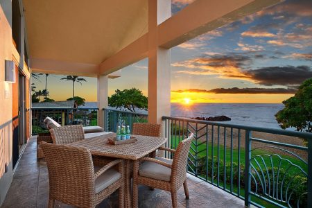 view from Kauai rental on Waipouli Beach Resort